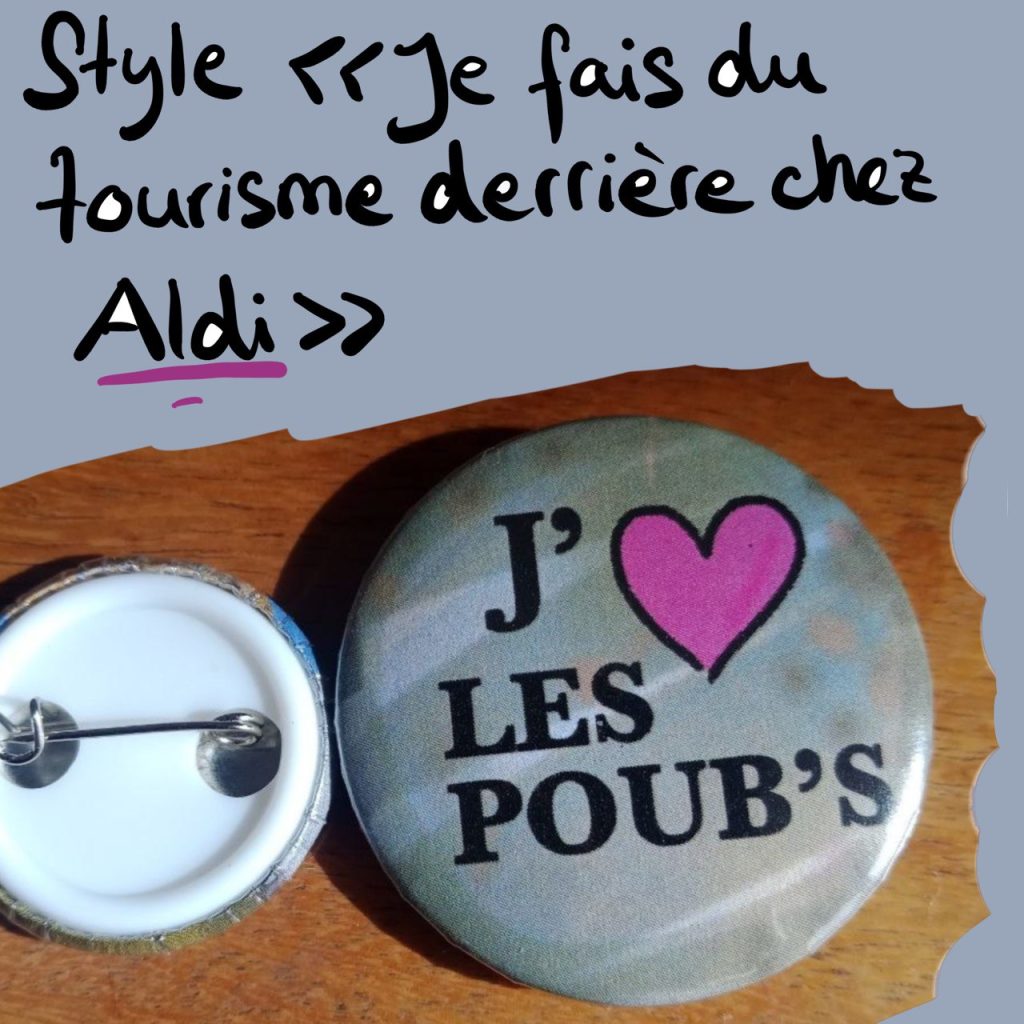 Pin's Aldi poubelles